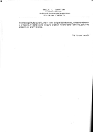 Relazione botanica piazza lorch