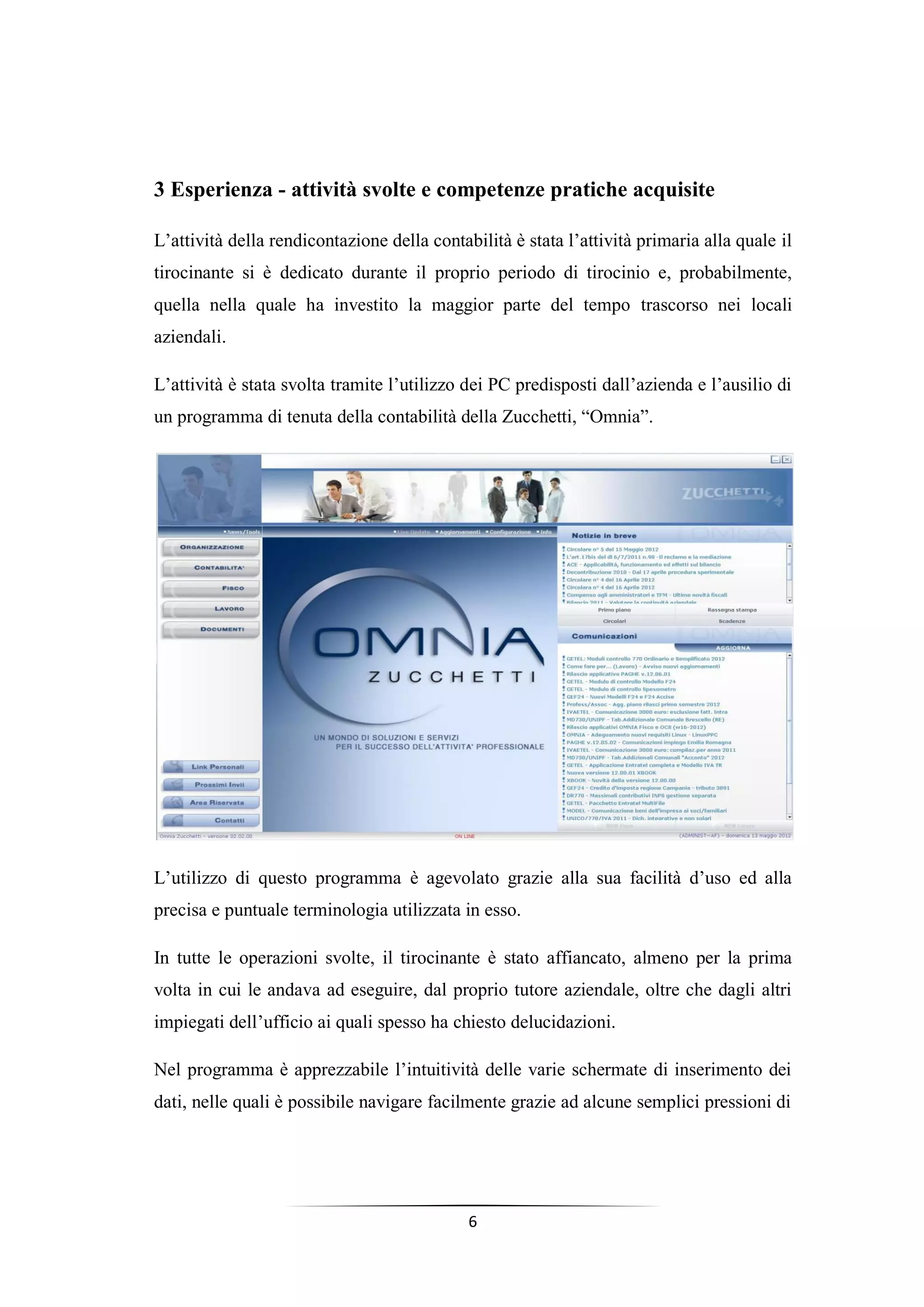 Relazione finale di tirocinio - Final internship report | PDF