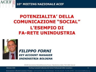 Filippo Forni
KAM – Unindustria Bologna
 