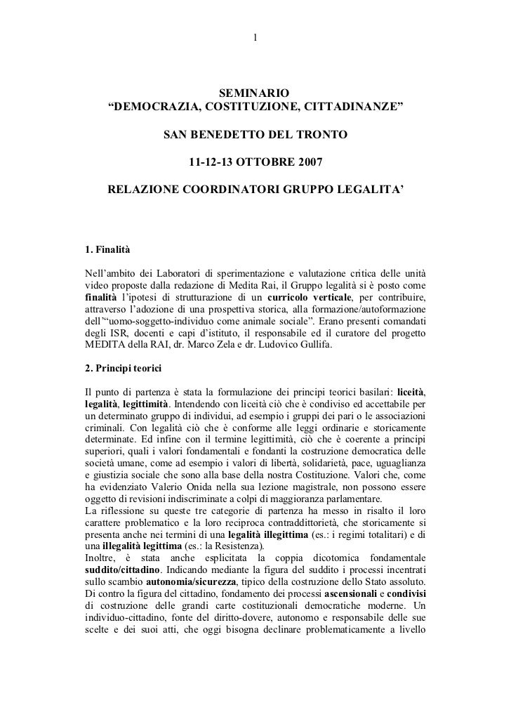 esempio di relazione DrBeckmann