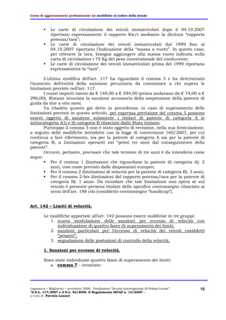 Relazione Modifiche Cds Rimini Dic 2008