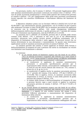 Relazione Modifiche Cds Rimini Dic 2008