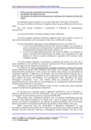 Relazione Modifiche Cds Rimini Dic 2008