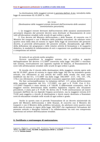 Relazione Modifiche Cds Rimini Dic 2008