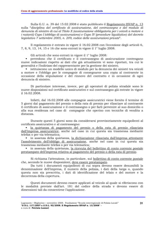 Relazione Modifiche Cds Rimini Dic 2008