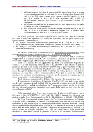 Relazione Modifiche Cds Rimini Dic 2008