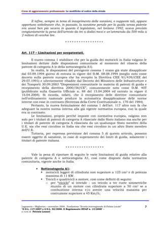 Relazione Modifiche Cds Rimini Dic 2008