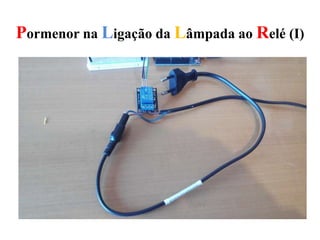 Pormenor na Ligação da Lâmpada ao Relé (I)
 