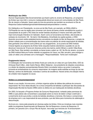 Release Dia de Responsa