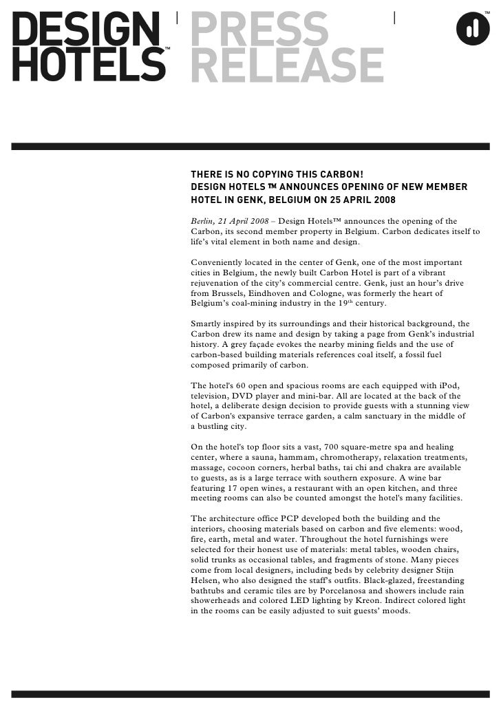 how to design a press release