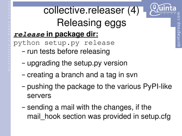 Releasing and deploying python tools | ODP