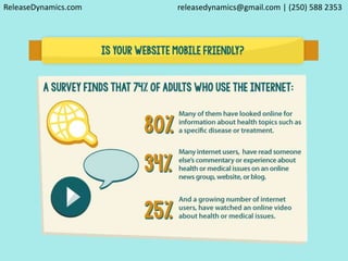 ReleaseDynamics.com releasedynamics@gmail.com | (250) 588 2353 
 