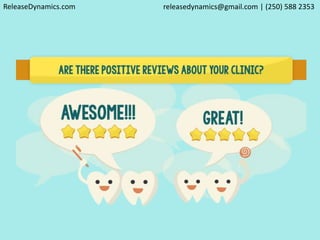 ReleaseDynamics.com releasedynamics@gmail.com | (250) 588 2353 
 