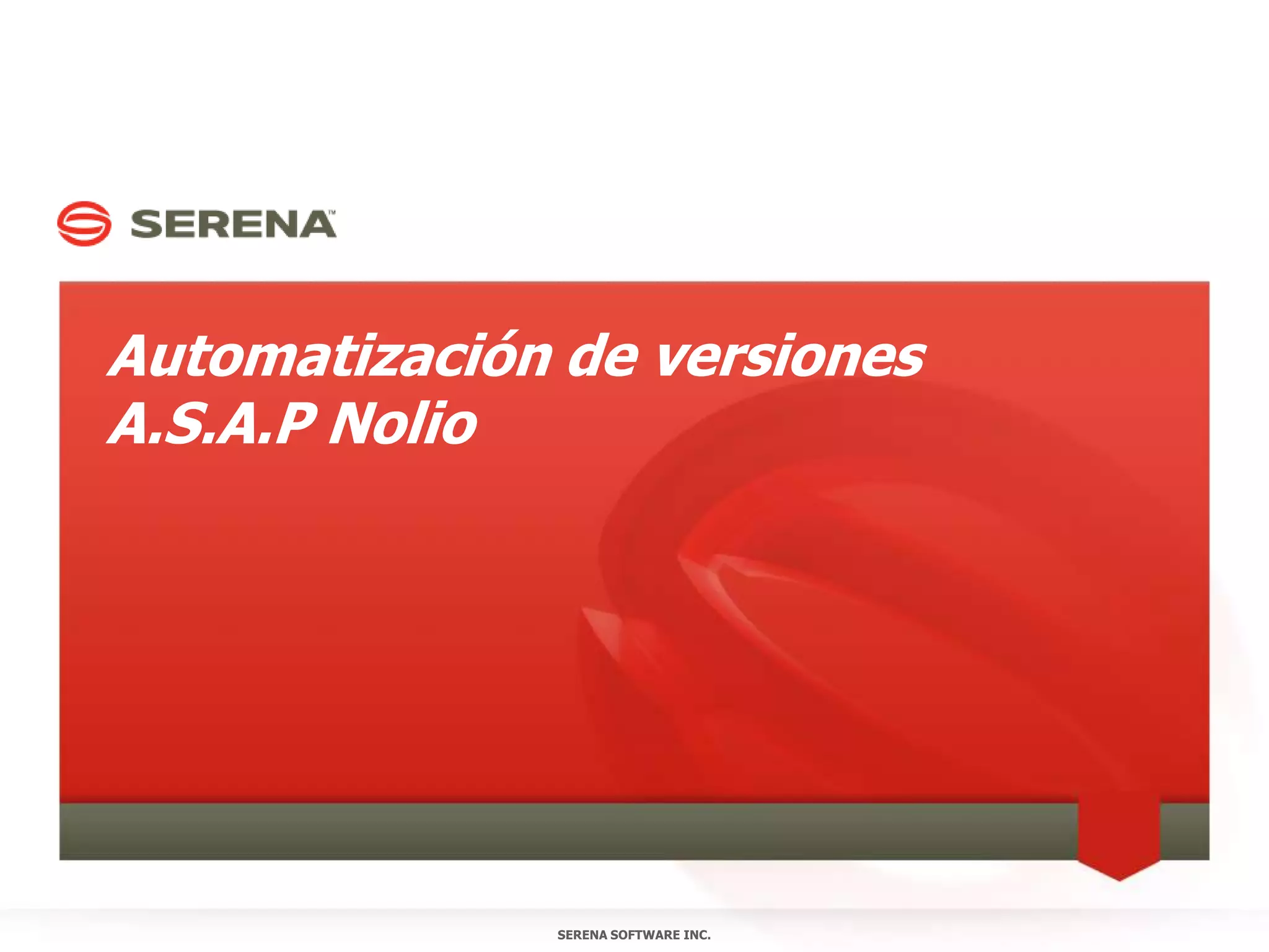 Operaciones de desarrolloSoftware