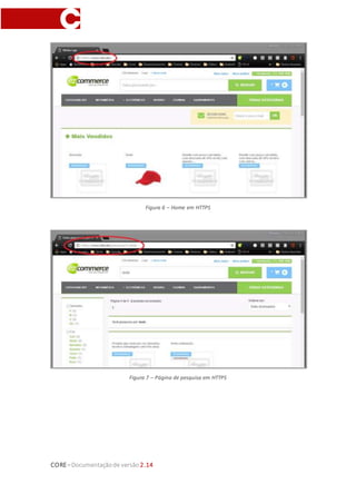 CORE–Documentaçãode versão 2.14
Figura 6 – Home em HTTPS
Figura 7 – Página de pesquisa em HTTPS
 