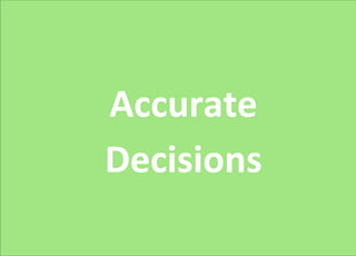 Accurate
Decisions
 