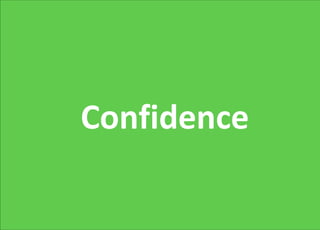 Confidence
 
