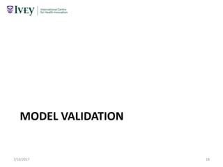 MODEL VALIDATION
7/10/2017 18
 