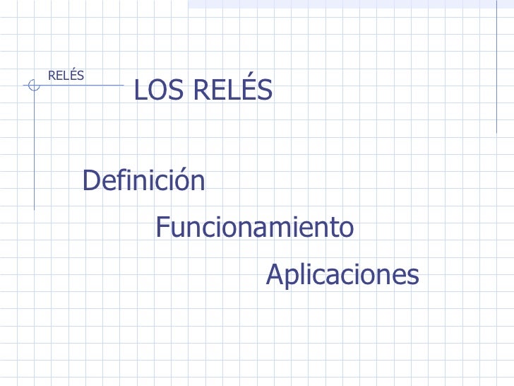 Principales aplicaciones de los reles