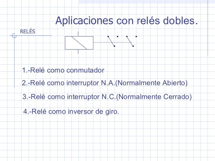 Principales aplicaciones de los reles