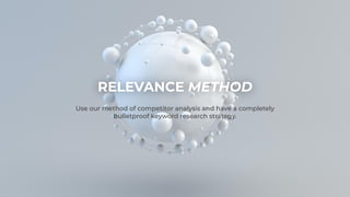 10
@RomagnoliRumble
RELEVANCE METHOD
Use our method of competitor analysis and have a completely
bulletproof keyword research strategy.
 