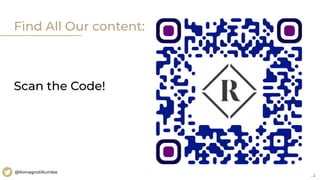 75
@RomagnoliRumble
Find All Our content:
Scan the Code!
 