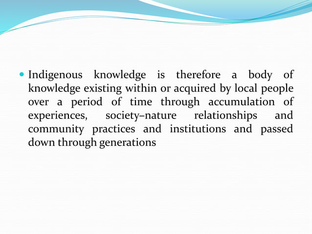 Relevance of indigenous Knowledge, appropriate technology and.pptx ...