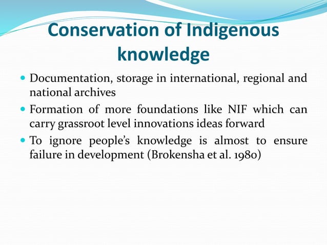 Relevance of indigenous Knowledge, appropriate technology and.pptx ...