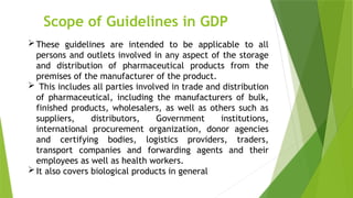 Gdp Guidelines.pdf Relevant CDSCO Guidelines and ISO Standards for Pharmaceutical Industry ...