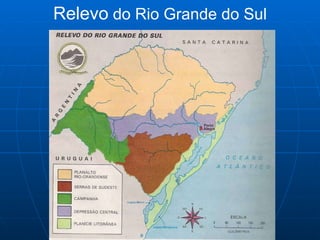 Relevo  do Rio Grande do Sul 