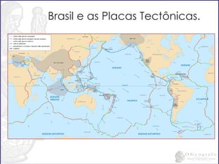 Brasil e as Placas Tectônicas.
 
