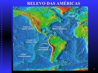 01/04/09 2
RELEVO DAS AMÉRICAS
 