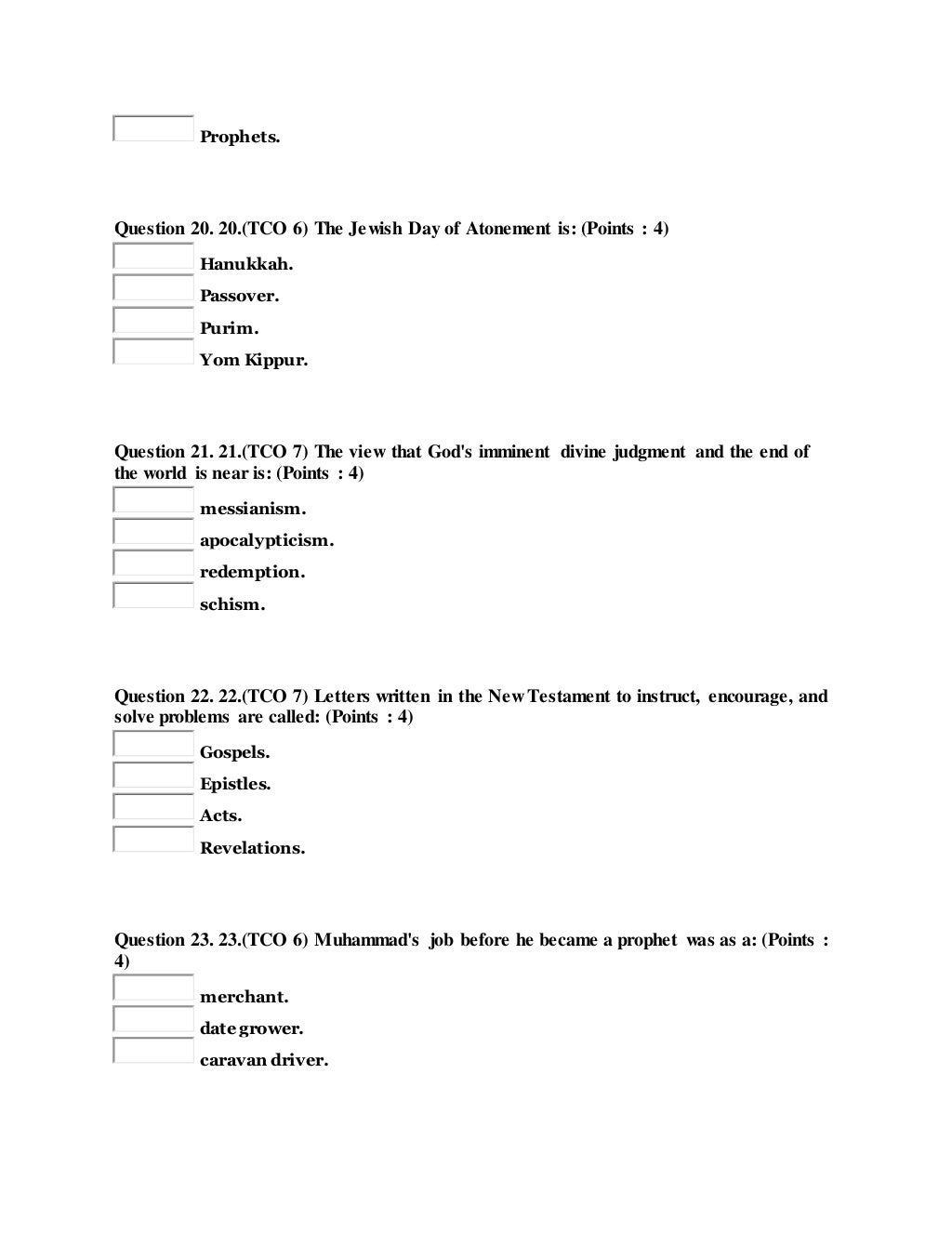 Essay on reli 448 final exam devry picture