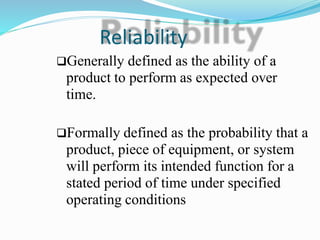 Reliability | PPTX