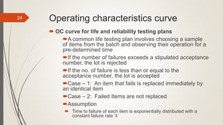 Operating Characteristics Reliability.pptx related to quality related | PPTX