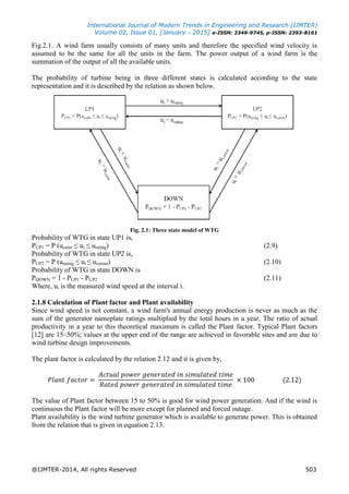 Reliability Evaluation of Wind Farms | PDF | Power and Energy Industry ...