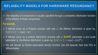 Reliability and clock synchronization