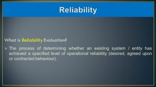 Reliability and clock synchronization