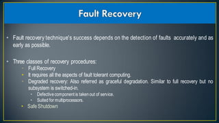 Reliability and clock synchronization