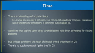 Reliability and clock synchronization