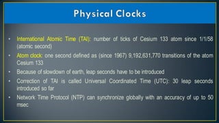 Reliability and clock synchronization