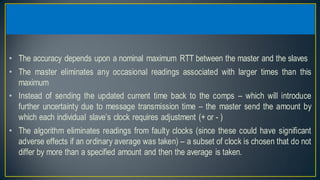 Reliability and clock synchronization