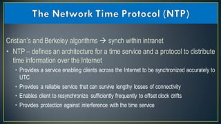 Reliability and clock synchronization