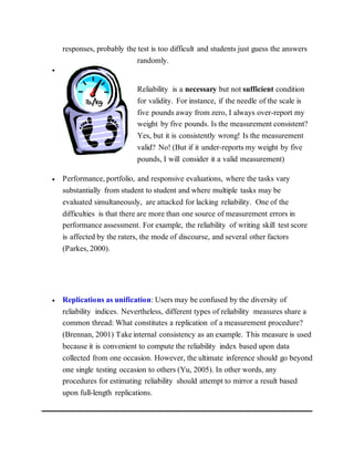 Reliability and validity | DOCX