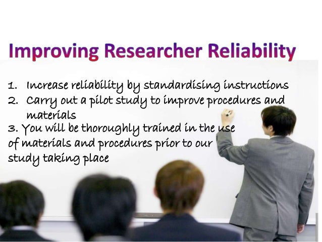how can you improve the reliability of your results how can you improve the reliability of your results