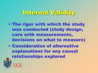 Reliability and validity | PPT