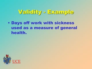 Reliability and validity | PPT