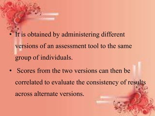 RELIABILITY AND VALIDITY OF ASSESSMENT.ppt