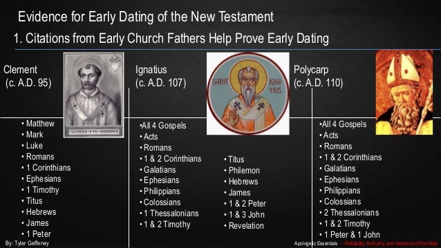 early dating of the gospels Acts shows mark can be dated in the 50s, and the undisputed early dating of other books confirms that the jesus of the gospels was not. early dating of the gospels Acts shows mark can be dated in the 50s, and the undisputed early dating of other books confirms that the jesus of the gospels was not.