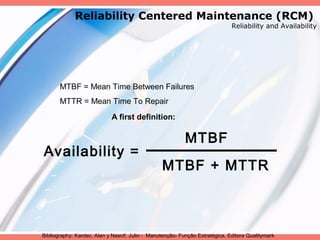 Reliability centered maintenance | PPT